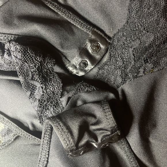 NWOT Zara Black Lace Bodysuit Size OS - Picture 9 of 12